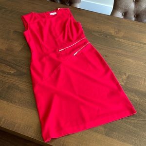 Calvin Klein red dress
